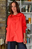 Paloma Tela Peter Pan Blouse Chilli